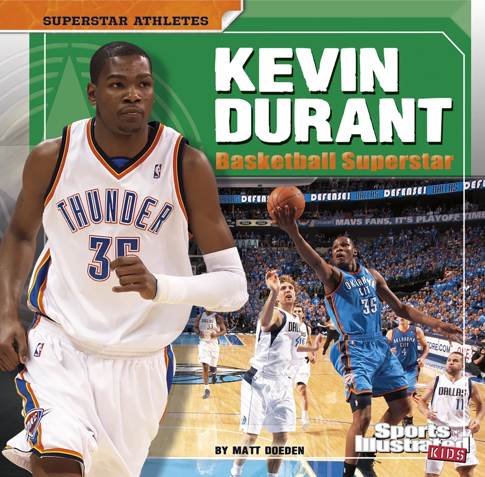 Kevin Durant: Basketball Superstar (Superstar Athletes) book cover by Matt Doeden