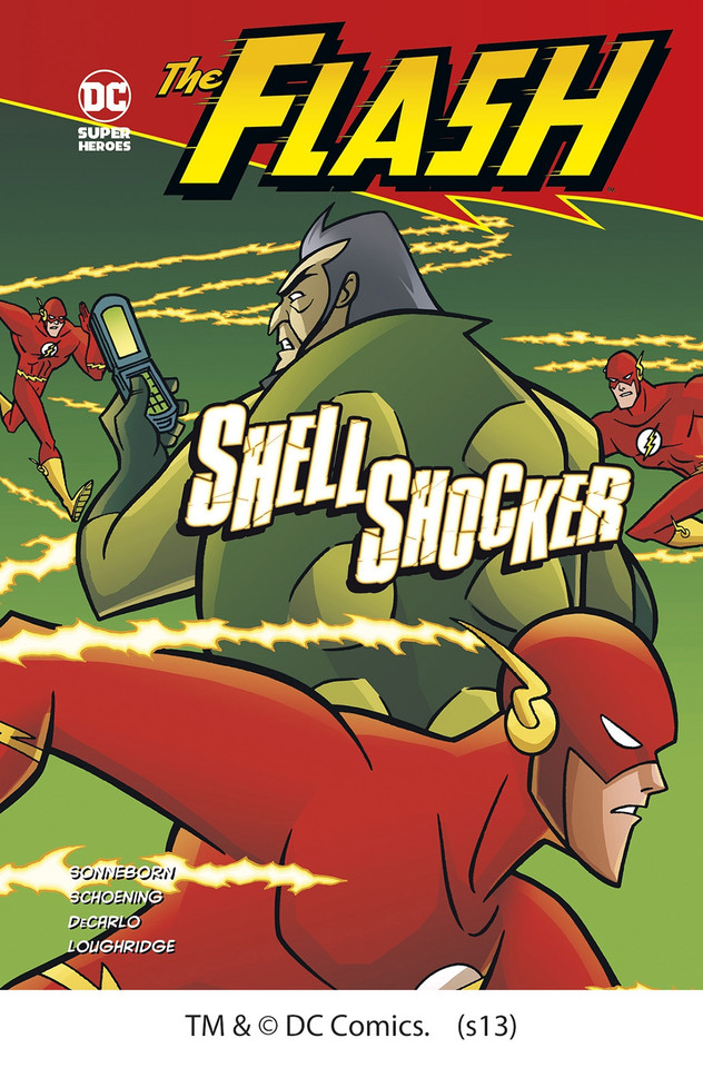 Shell Shocker (The Flash) book cover by Scott Sonneborn
