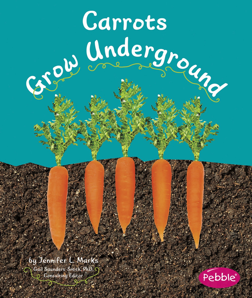 Carrots Grow Underground (How Fruits and Vegetables Grow) book cover by Mari Schuh