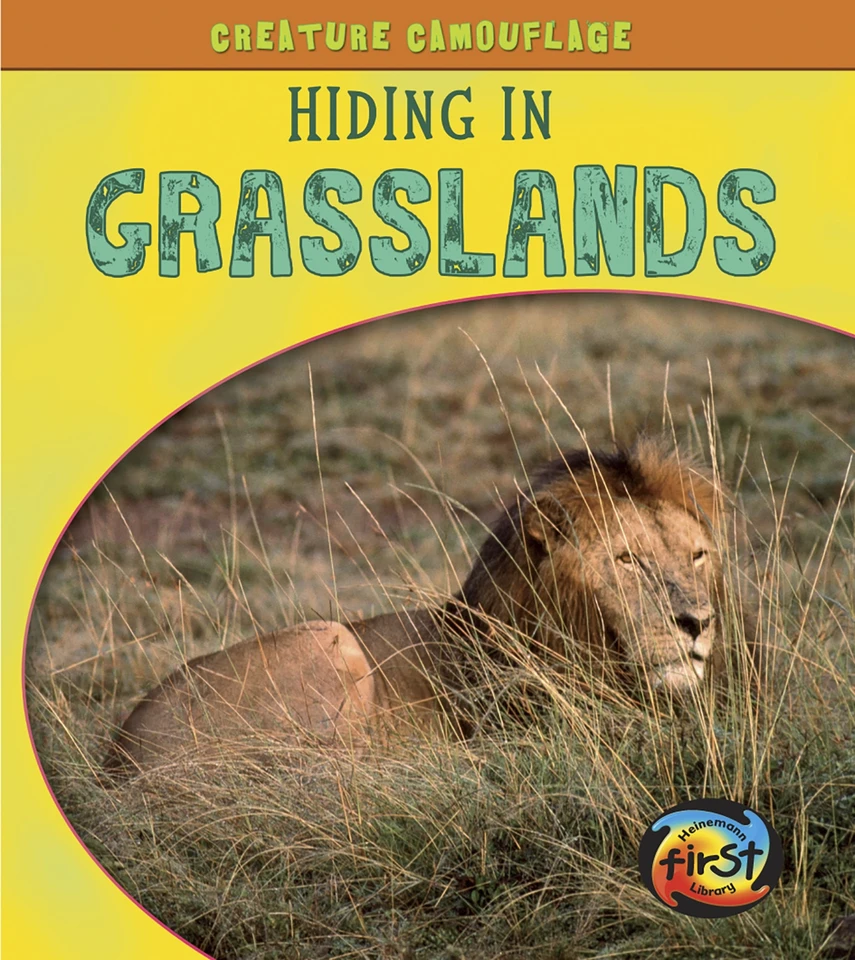 Hiding in Grasslands (Creature Camouflage) book cover by Deborah Underwood