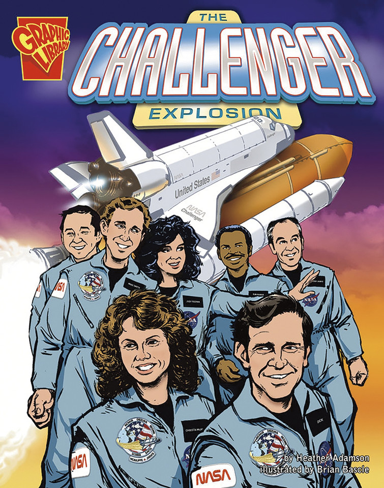 The Challenger Explosion (Disasters in History) book cover by Heather Adamson
