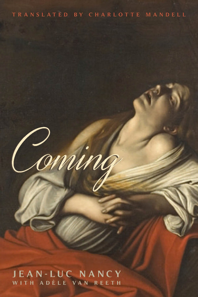 Coming book cover by Jean-Luc Nancy