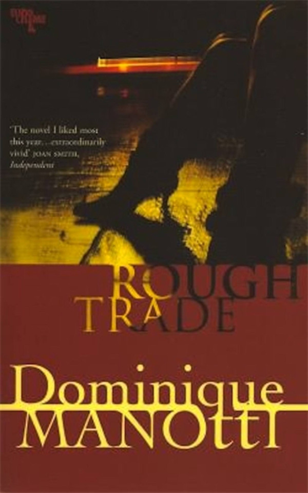 Rough Trade book cover by Dominique Manotti