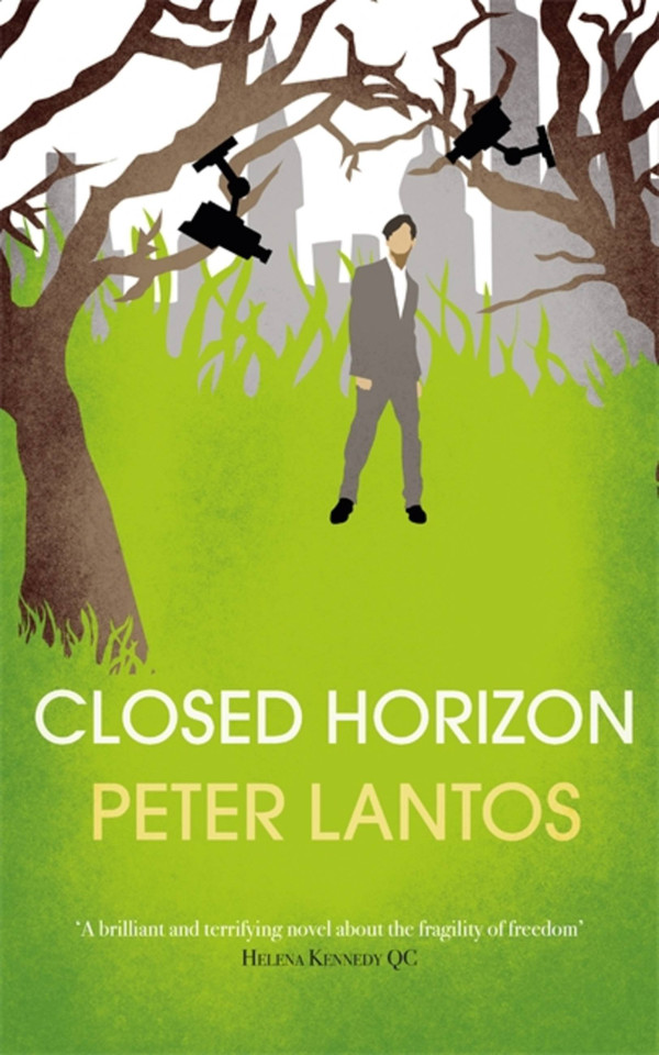 Closed Horizon book cover by Peter Lantos