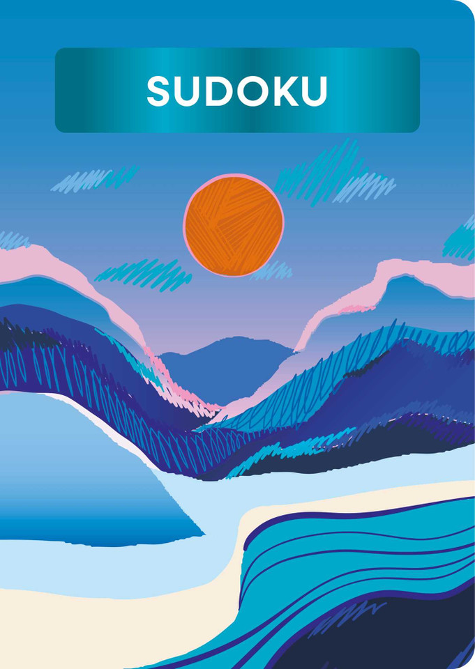 Sudoku: Over 200 Puzzles (Sirius Linen Look Puzzles) book cover by Eric Saunders