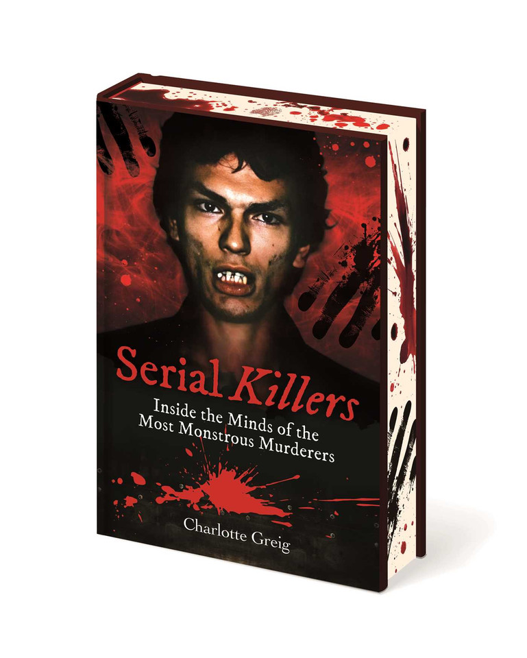 Serial Killers book cover by Charlotte Greig
