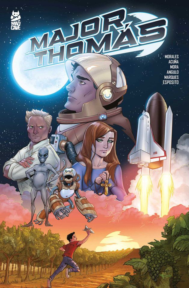 Major Thomás book cover by Omar Morales