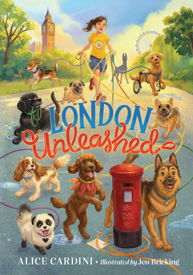 London Unleashed: A Globetrotting Dog-Walking Adventure (A Cat Parker Book) book cover by Alice Cardini
