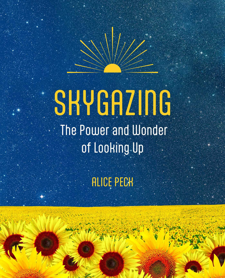 Skygazing: The power and wonder of looking up book cover by Alice Peck
