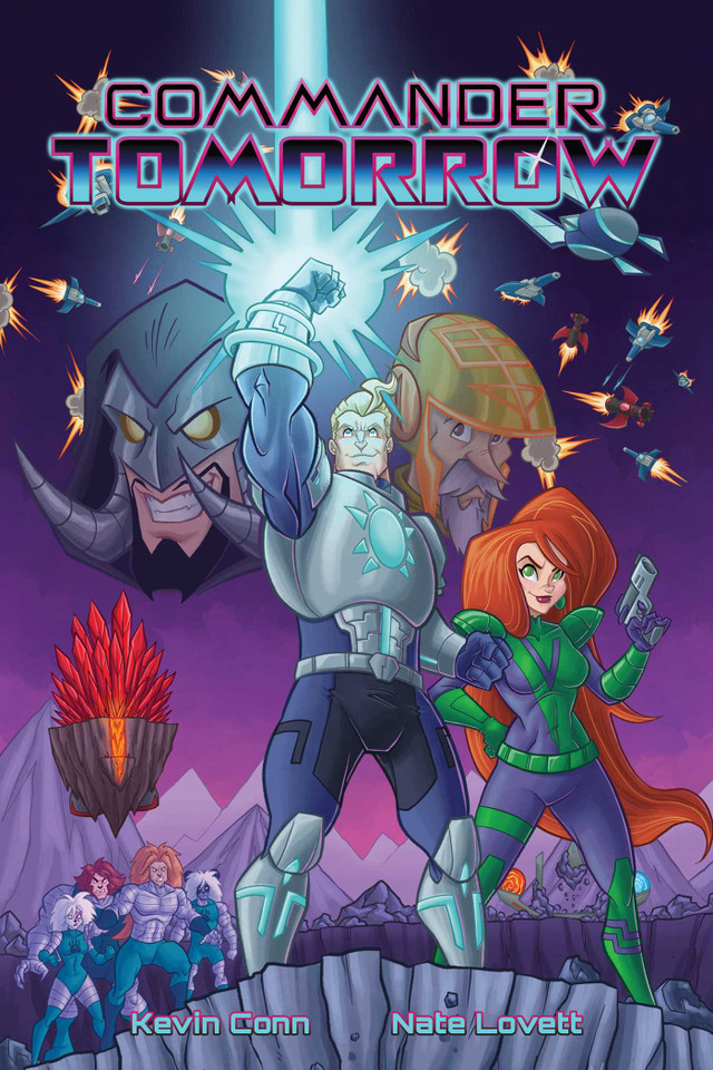 Commander Tomorrow book cover by Kevin Conn