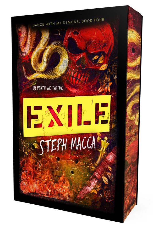 Exile (Dance with My Demons) book cover by Steph Macca