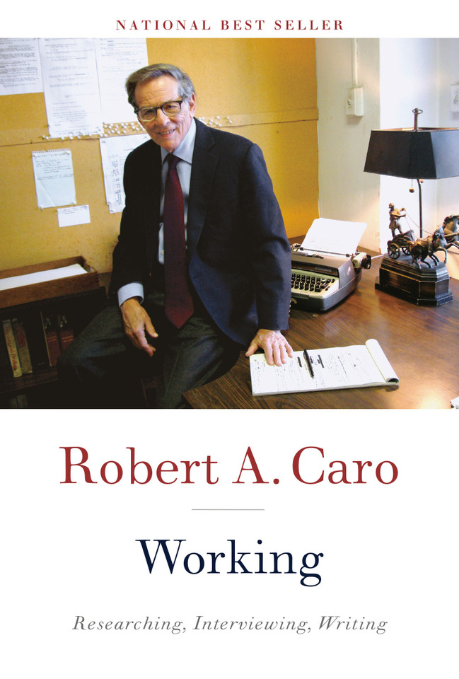 Working book cover by Robert A. Caro