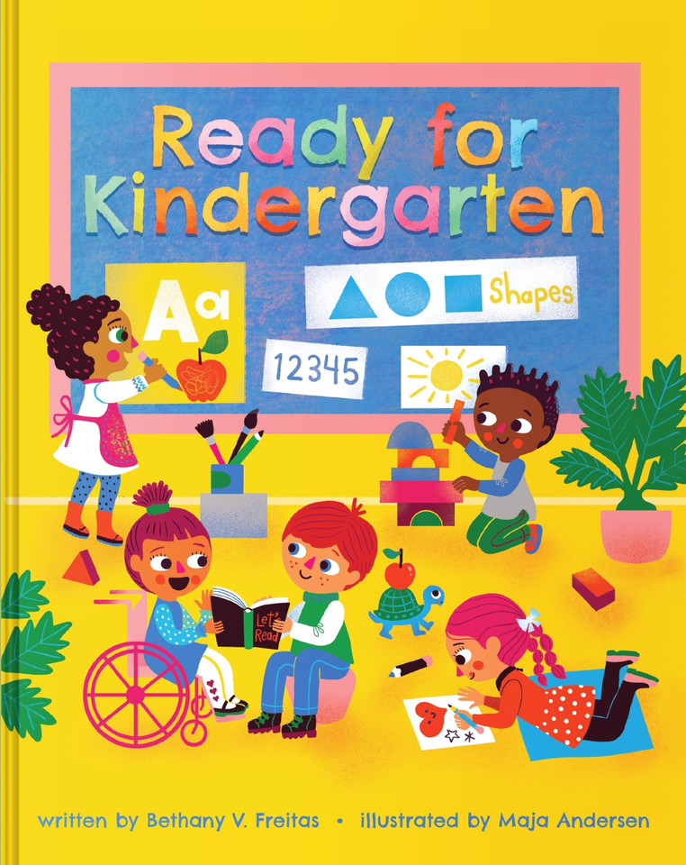 Ready for Kindergarten book cover by Bethany V. Freitas