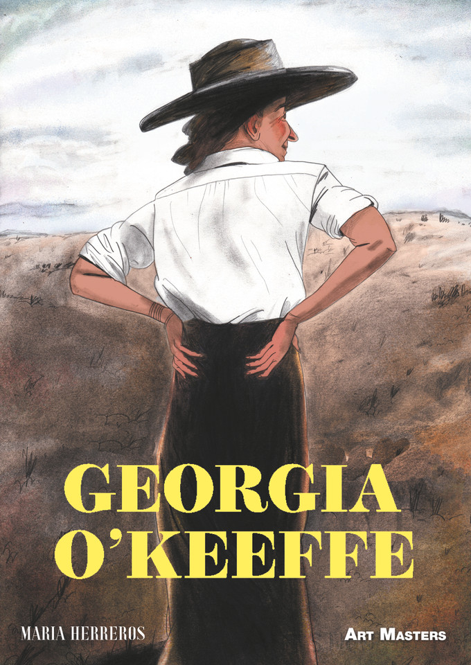 Georgia O'Keeffe: A Graphic Biography book cover by María Herreros