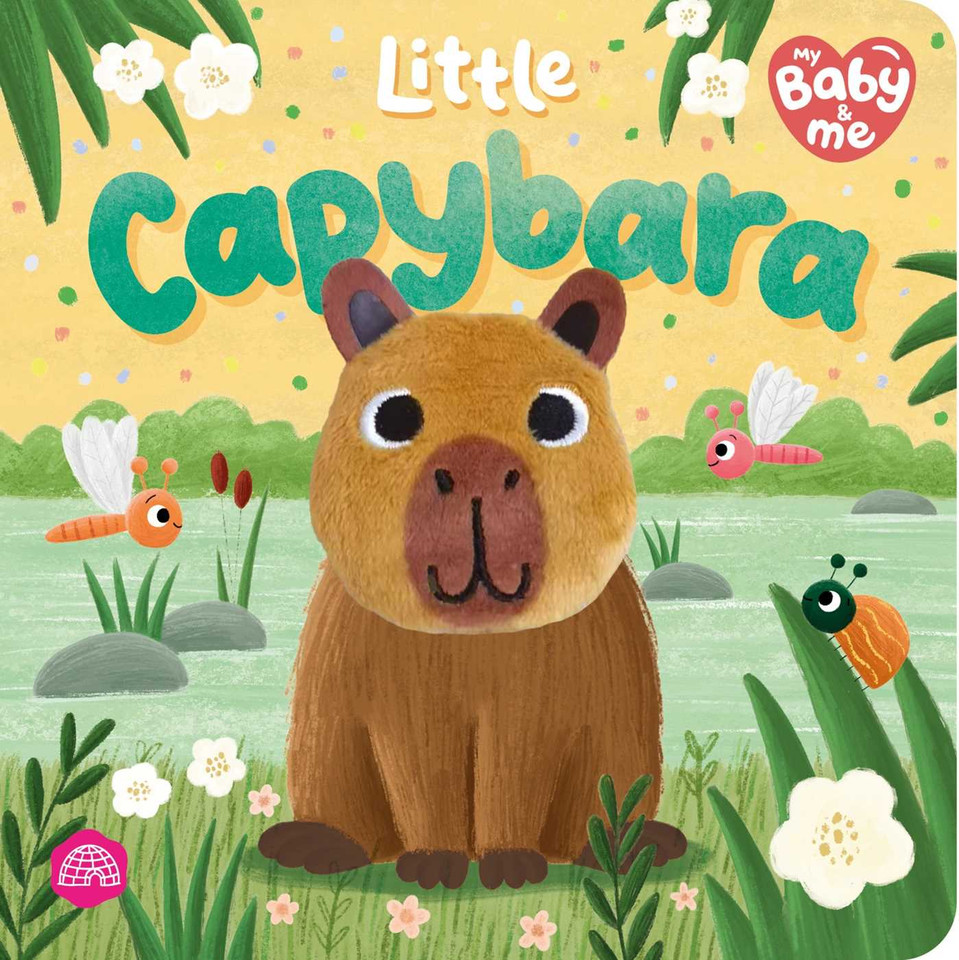 Little Capybara: A Finger Puppet Board Book book cover by IglooBooks