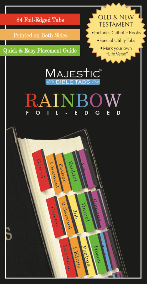 Majestic Rainbow Bible Tabs book cover by Ellie Claire