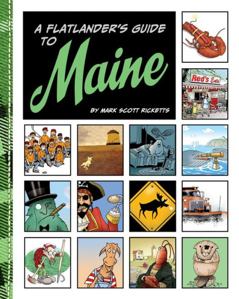 Flatlander's Guide to Maine book cover by Mark Ricketts