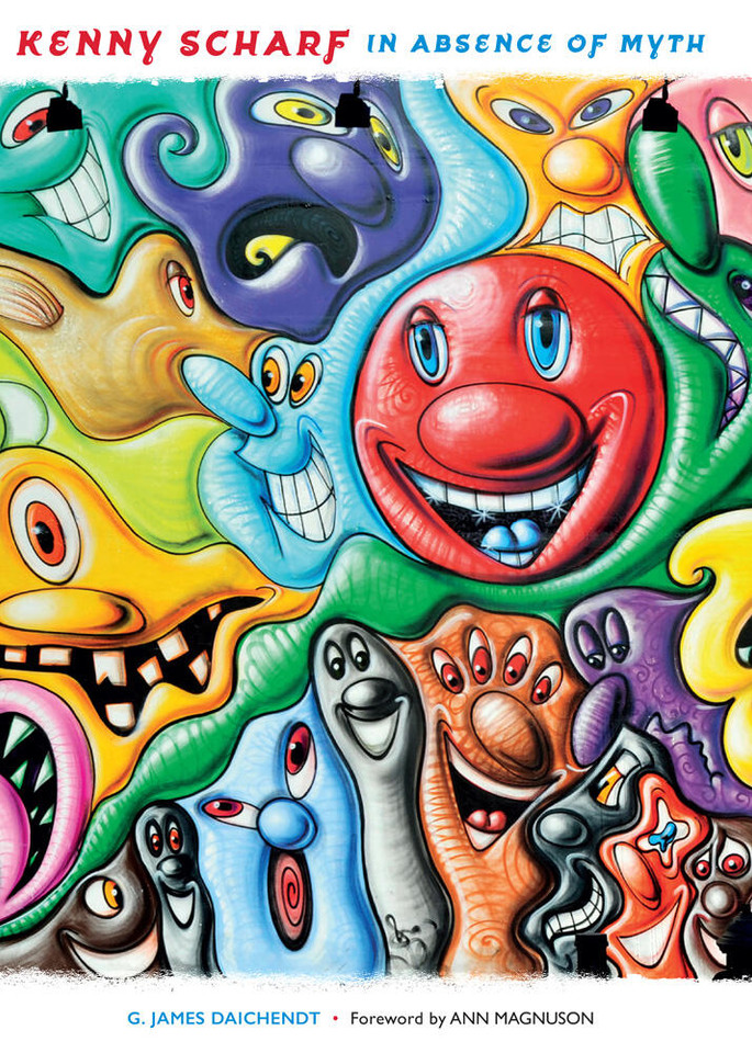 Kenny Scharf: In Absence of Myth book cover by G. James Daichendt