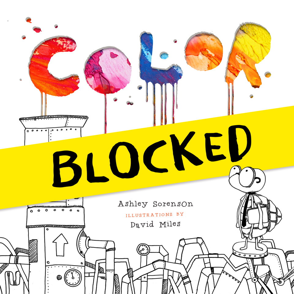 Color Blocked book cover by Ashley Sorenson