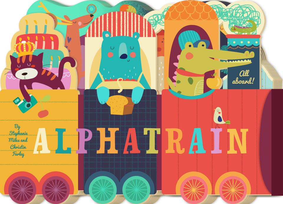 Alphatrain (On-Track Learning) book cover by Christin Farley, Stephanie Miles