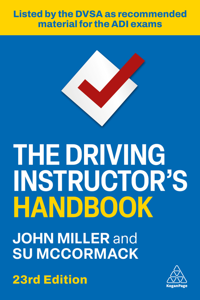 The Driving Instructor's Handbook book cover by John Miller, Su McCormack