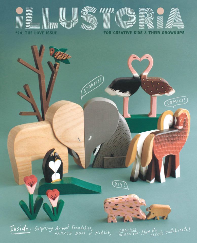 Illustoria: Love: Issue #24: Stories, Comics, DIY, For Creative Kids and Their Grownups book cover by Joanne Chan