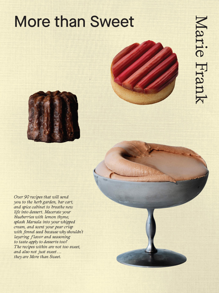 More Than Sweet: Desserts with Flavor book cover by Marie Frank