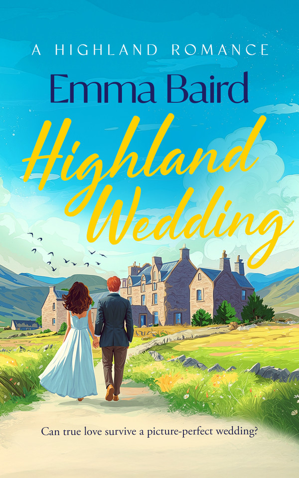 Highland Wedding: A laugh-out-loud romantic comedy about love, weddings and Highland village chaos book cover by Emma Baird