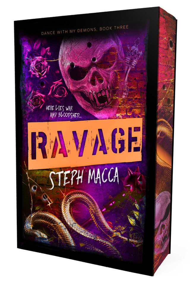 Ravage (Dance with My Demons) book cover by Steph Macca