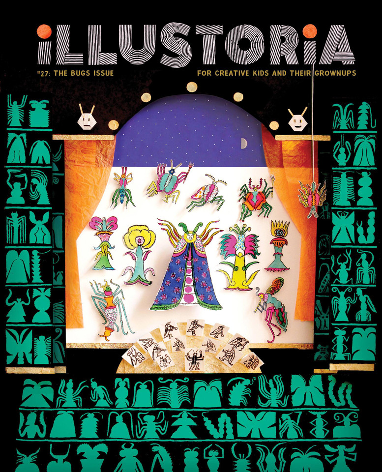 Illustoria: Bugs: Issue #27: Stories, Comics, DIY, For Creative Kids and Their Grownups (Illustoria Magazine) book cover by Joanne Chan