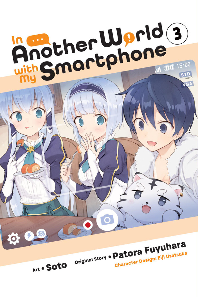 In Another World with My Smartphone, Vol. 3 (manga) (In Another World with My Smartphone (manga) #3) book cover by Patora Fuyuhara