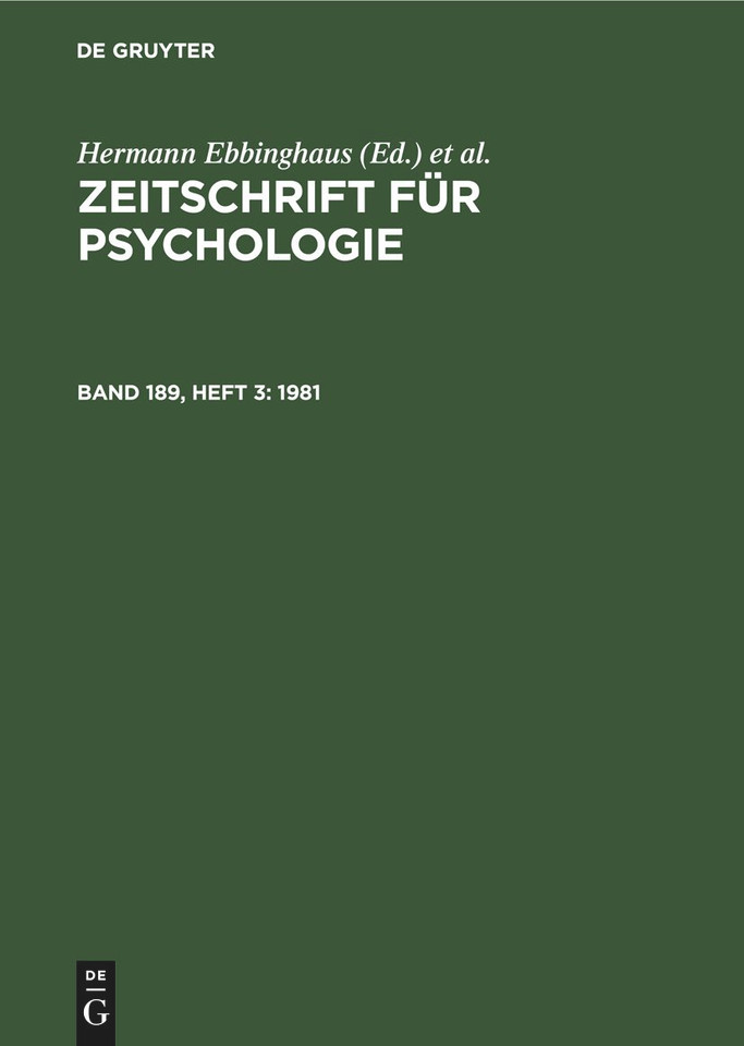 1981 book cover by 