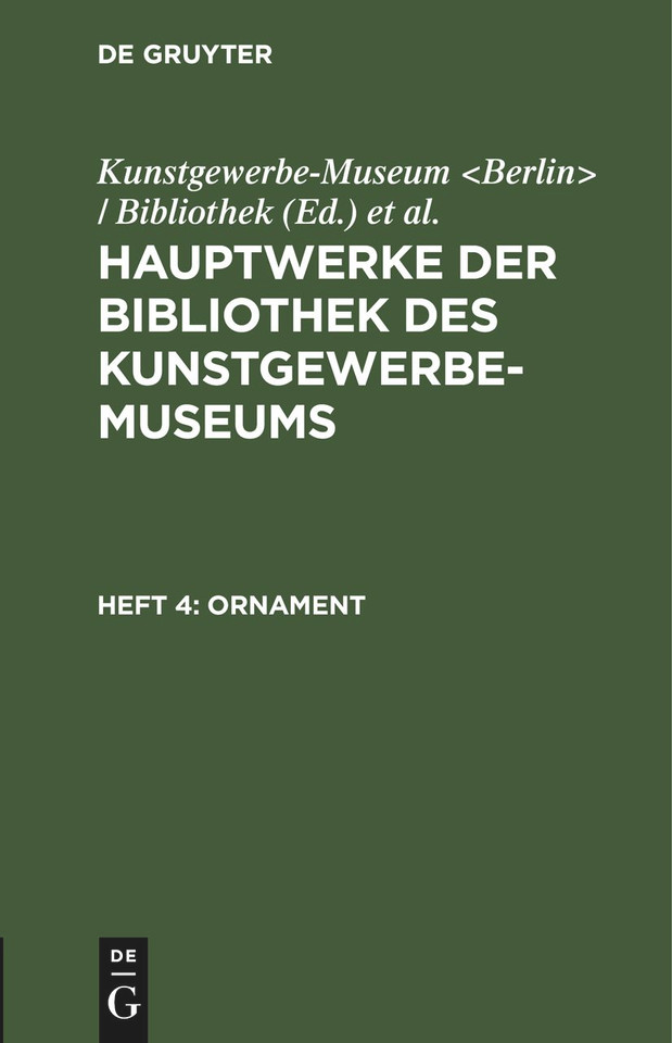 Ornament book cover by 