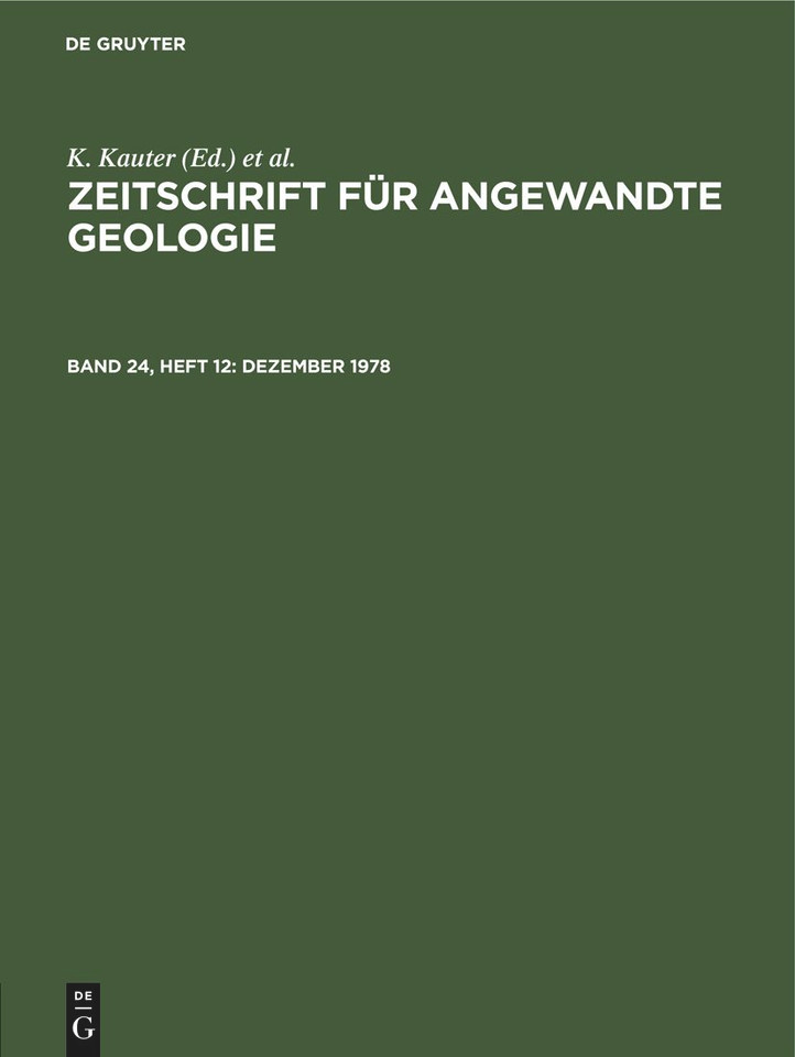 Dezember 1978 book cover by 