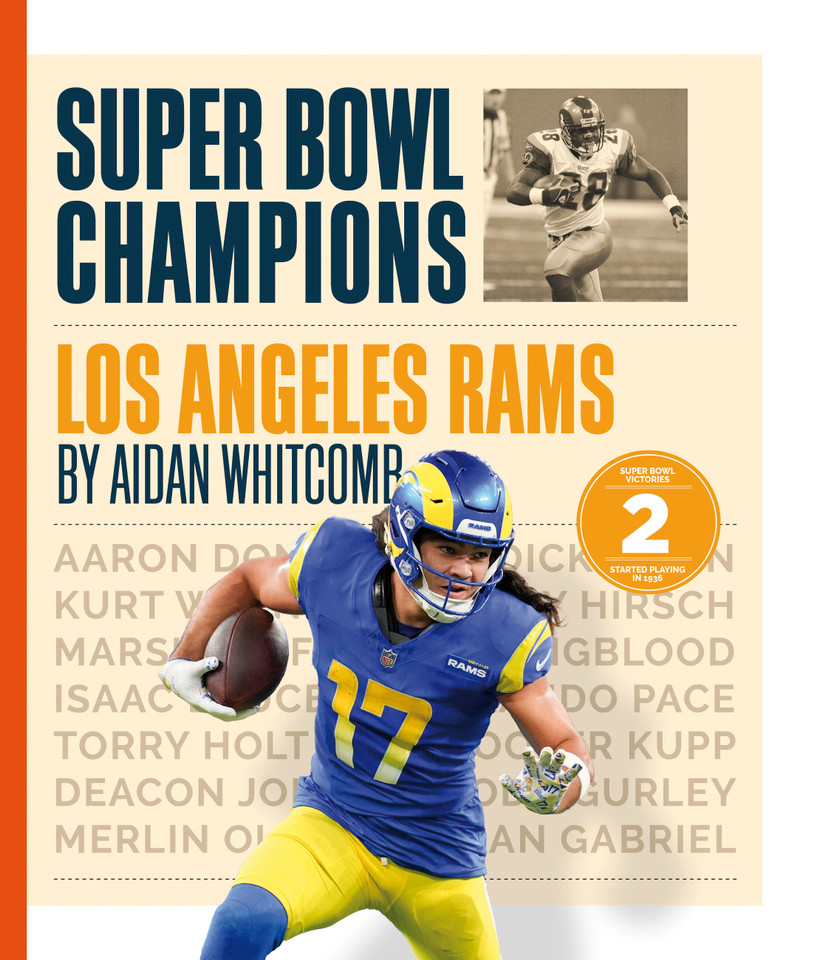 Los Angeles Rams book cover by Aidan Whitcomb