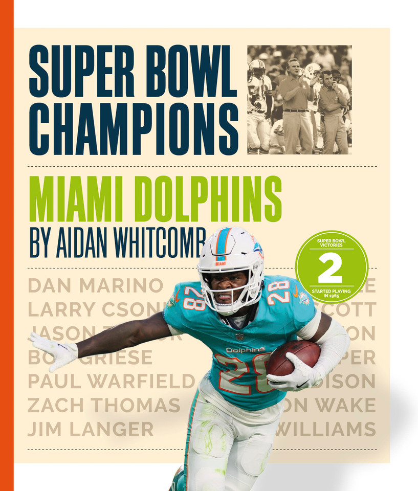 Miami Dolphins book cover by Aidan Whitcomb