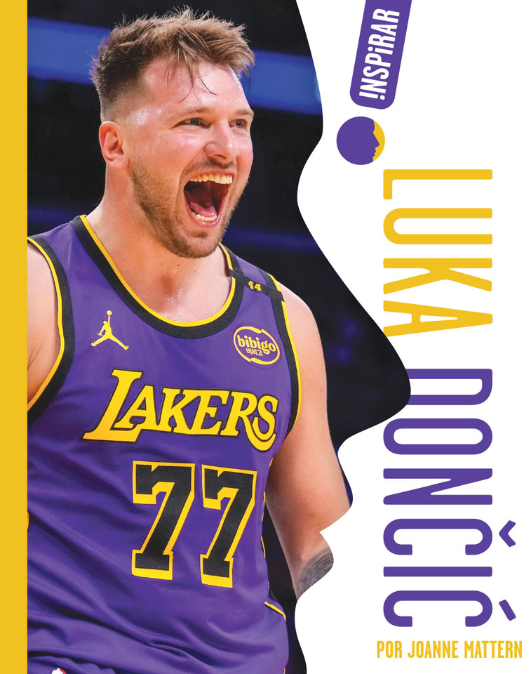 Luka Doncic book cover by Joanne Mattern