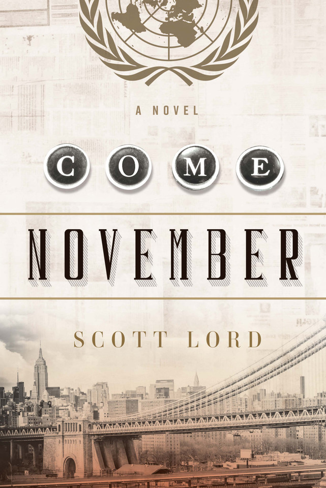 Come November book cover by Scott Lord