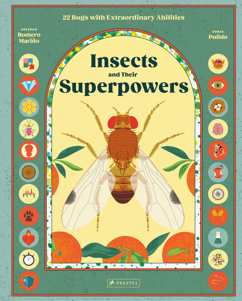 Insects and their Superpowers: 22 Insects and their Incredible Abilities book cover by Soledad Romero Mariño