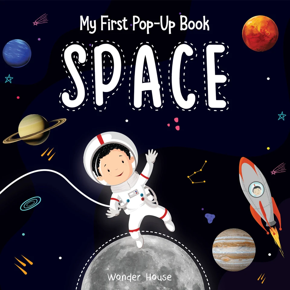 My First Pop-up Book: Space (My First Pop-up Books) book cover by Wonder House Books