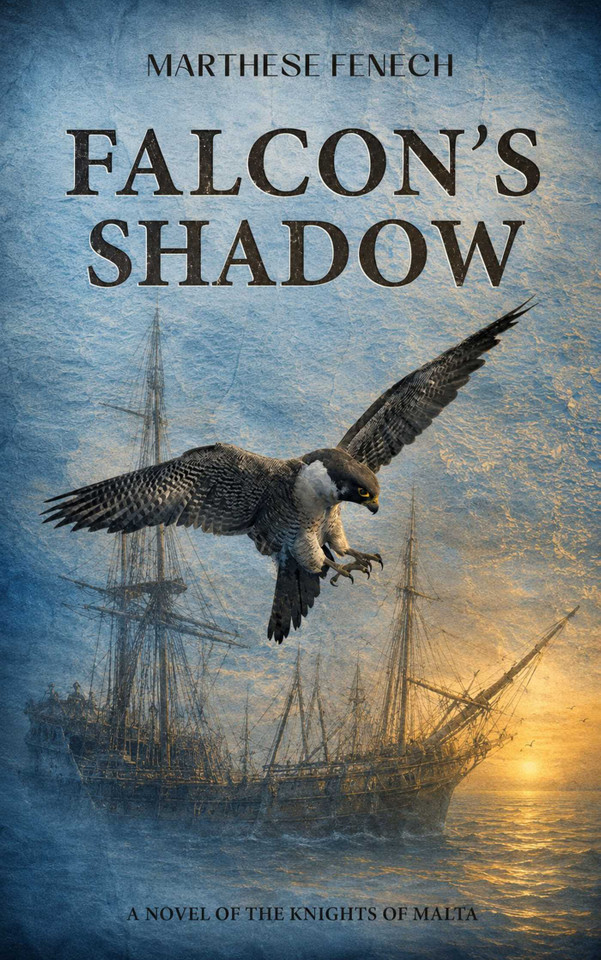 Falcon's Shadow (Siege of Malta) book cover by Marthese Fenech