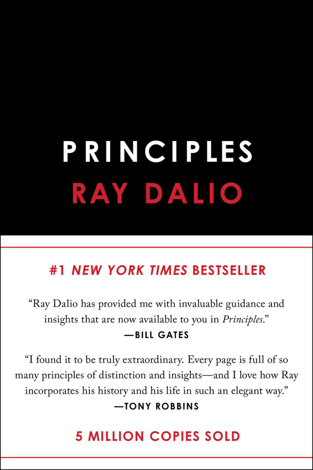 Principles: Life and Work (Principles) book cover by Ray Dalio