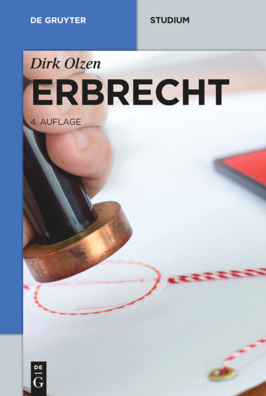 Erbrecht (De Gruyter Studium) book cover by Dirk Olzen