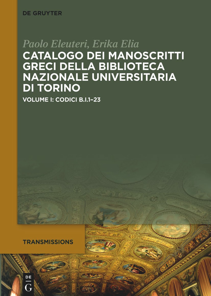 Codici B.I.1–23 book cover by Paolo Eleuteri, Erika Elia