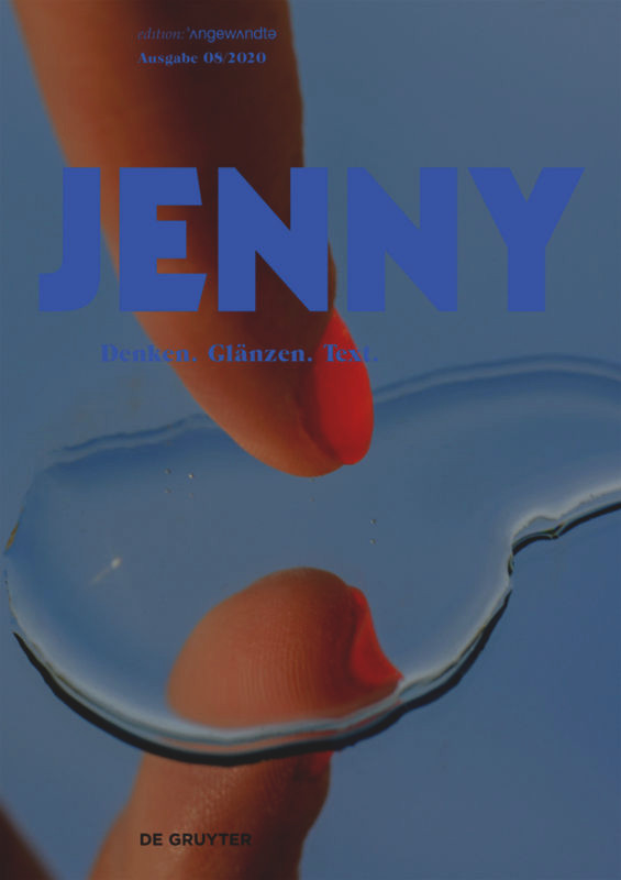 JENNY. Ausgabe 08: Denken. Glänzen. Text. book cover by 