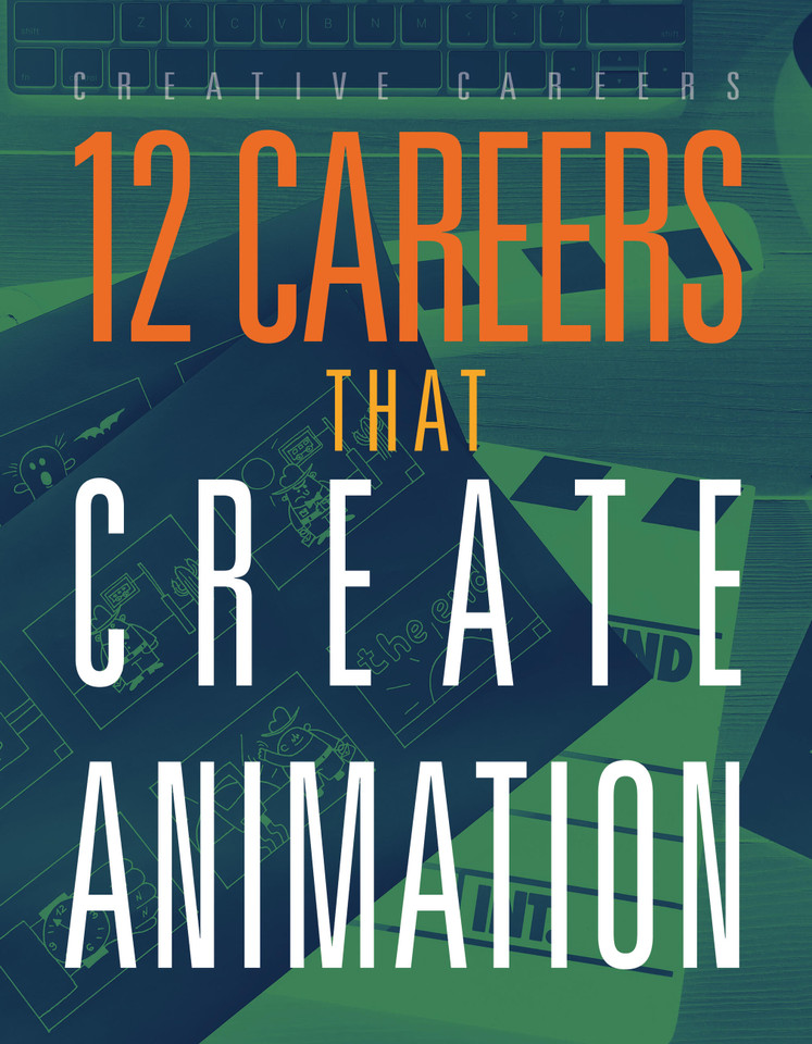 12 Careers that Create Animation book cover by Meghan Hatalla