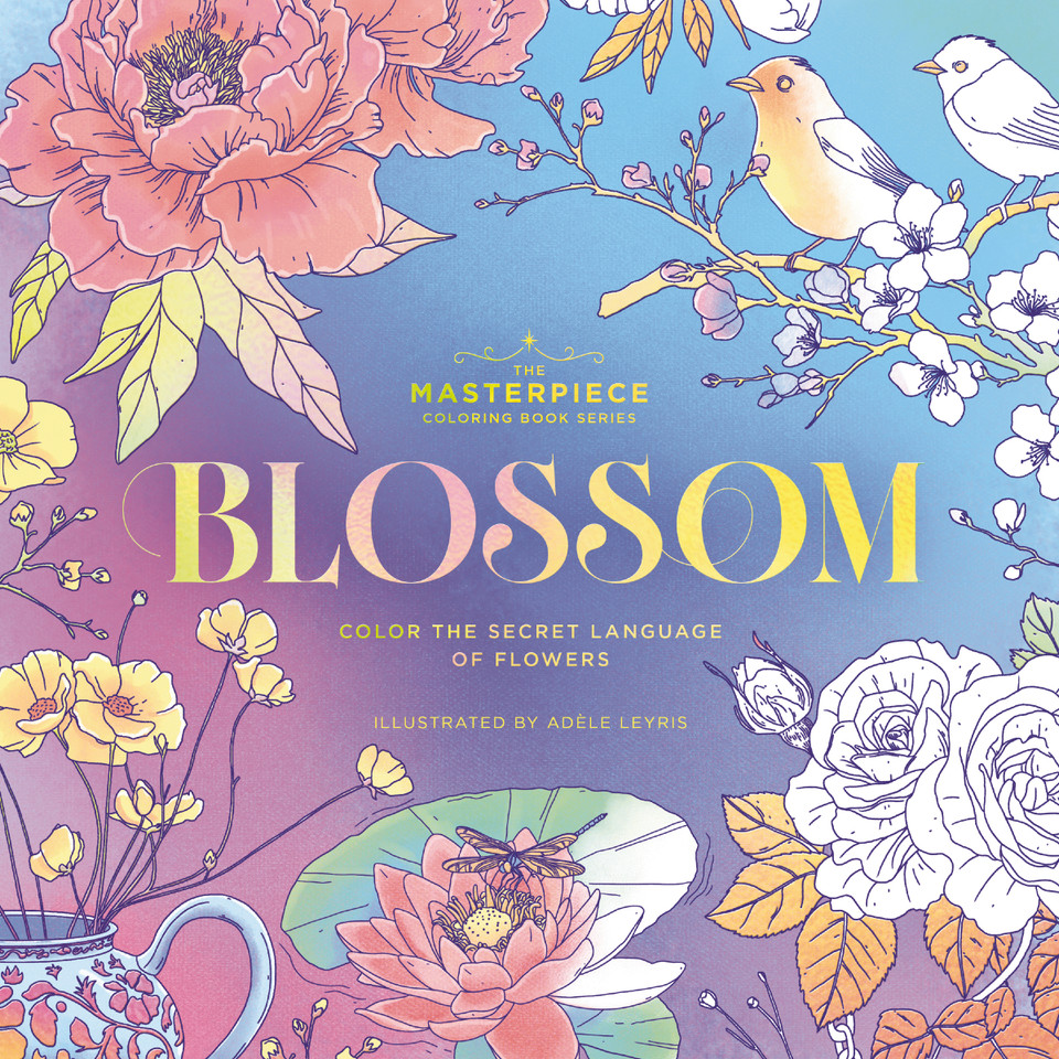 BLOSSOM: Color the Secret Language of Flowers book cover by Zondervan