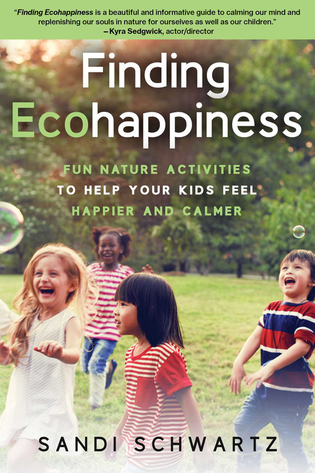 Finding Ecohappiness: Fun Nature Activities to Help Your Kids Feel Happier and Calmer book cover by Sandi Schwartz