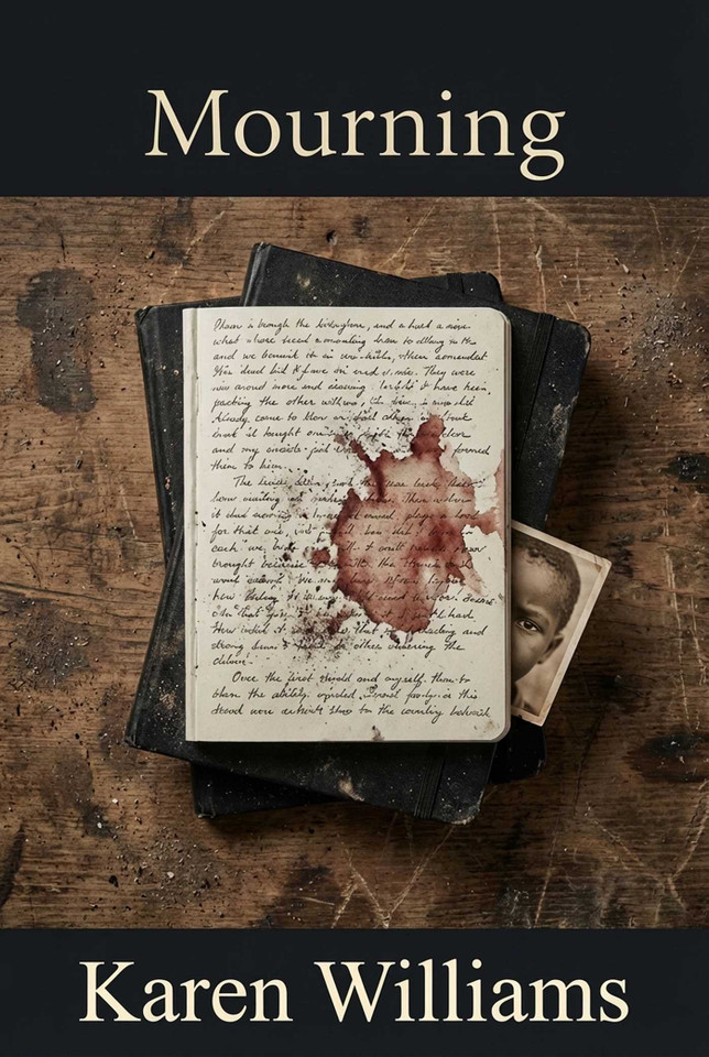 Mourning book cover by Karen Williams