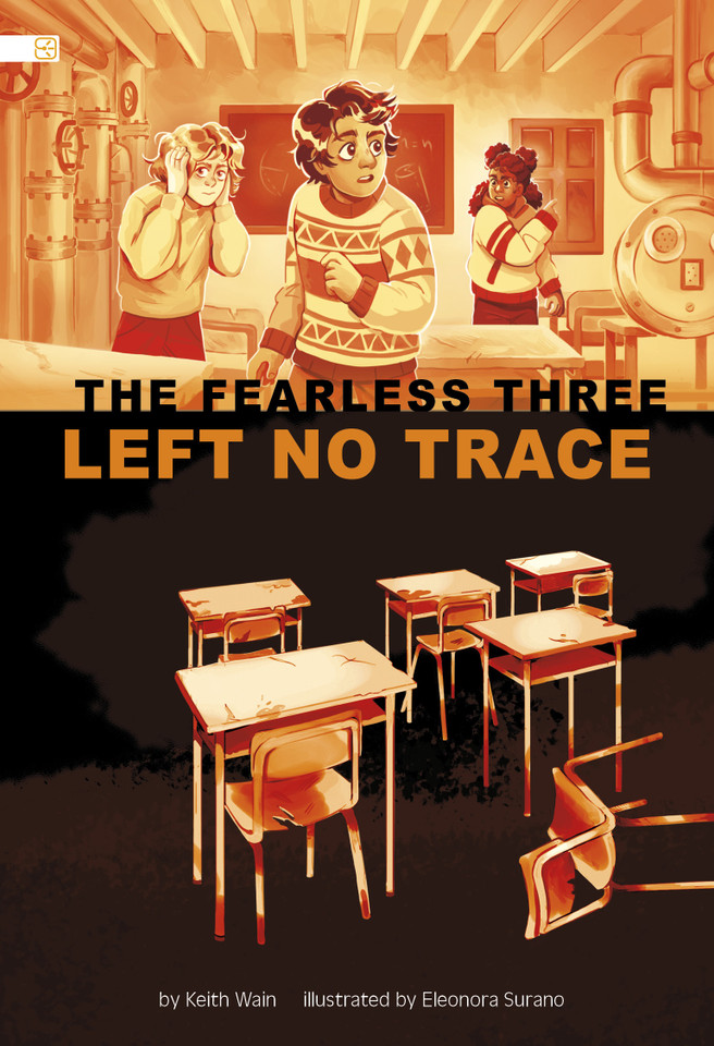 Left No Trace (Spark Decodables: The Fearless Three) book cover by Keith Wain